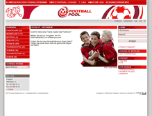 Tablet Screenshot of football-pool.ch